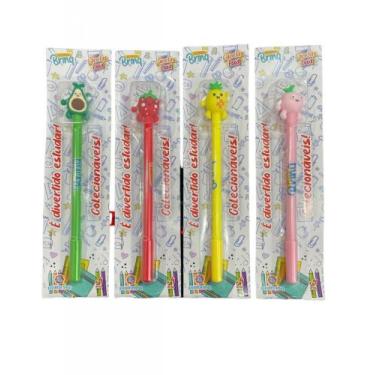 Imagem de Food Caneta Divertida School Sortido - Polibrinq SCB77