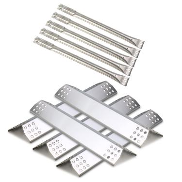 Imagem de BTCDR Kit de reparo de peças de reposição para Jenn-Air 720-0709, 720-0709B, 720-0720, 720-0727, 730-0709, Members Mark 720-0709B e outros modelos de churrasqueira a gás, protetor de barraca de placa