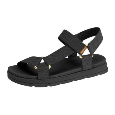 Imagem de Sandália Feminina Flatform Conforto Moderna Clássica Moleca