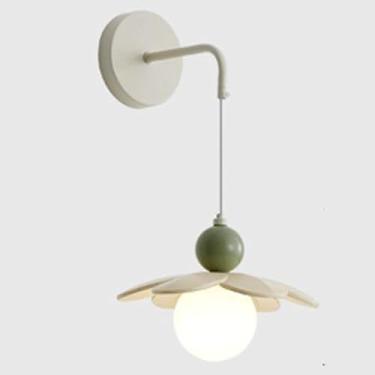 Imagem de Luminária de parede Simplicity Resins com base G9 em três tons, personalidade, para sala de estar, sala de estar, sala de estudo, fundo de parede, corredor, escada, hotel (verde)