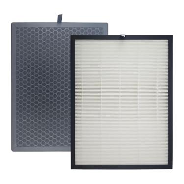 Imagem de Conjunto de substituição de filtro HEPA FY1410 compatível com purificador de ar Philips 1000/1000i de substituição AC1215 AC1213 AC1212 AC2729, filtro FY1410/FY1413 HEPA e carvão ativado - pacote com