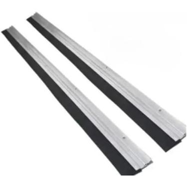 Imagem de Kit 2 Veda Porta Rodo Vedante Protetor de Porta em Alumínio 70/80/90/100 cm (1 m)