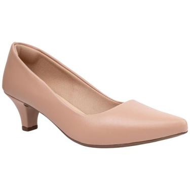 Imagem de Sapato Scarpin Feminino Salto FinoBaixo Social Elegante Confortável 88