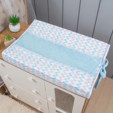 Imagem de Trocador Americano Anatômico Plastificado De Comoda Luxo - Miguel Baby