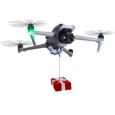 Imagem de Cosaita Sistema Airdrop de carga útil para DJI Air3, liberação de transporte com gancho de pesca, clipe de isca, adequado para acessórios DJI Mavic Air3 (Air3)