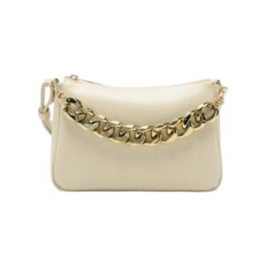 Imagem de Bolsa Feminina Arezzo Tiracolo Iara Pequena Creme-Feminino