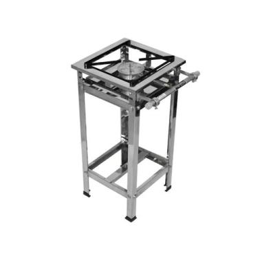 Imagem de Fogão Industrial 1 Boca Alta Pressão Grelhas 30x30 - infinity grill