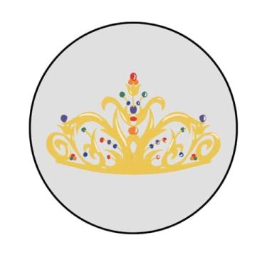 Imagem de Adesivo Decorativo Princesas, Circular, 200mm, Vários Modelos (PR-358, BOPP, 200-MM)
