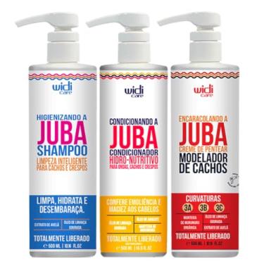 Imagem de Kit Shampoo Condicionador Juba E Encaracolando A Juba Widi Care 500ml