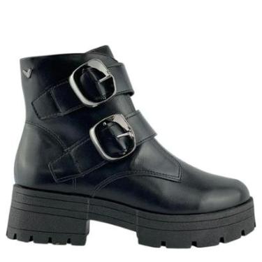 Imagem de Bota Mississipi Feminina Fivela Casual Salto Bloco Alta ME321-Feminino