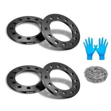 Imagem de BDFHYK Espaçador de roda de 6 x 135 mm ou 6 x 139,7 mm, padrão de parafuso de roda de 12 mm, compatível com Ford Lincoln Cadillac Hummer Toyota Lexus Ram 1500, adaptadores de roda forjada de 6