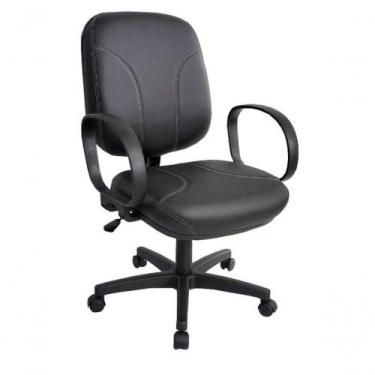 Imagem de Cadeira Diretor Para Escritório Linha Parma Preto - DESIGN OFFICE MÓVE