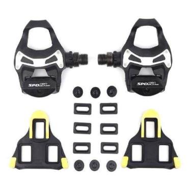Imagem de Pedal Shimano Pd R550 Preto C/ Tacos Bike Speed +/- 165g Cd