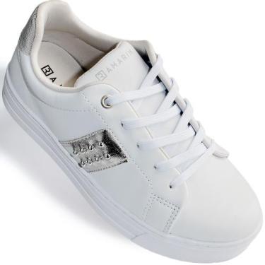 Imagem de Tênis Ramarim Feminino Strass Casual Original 2593121, Branco, 37