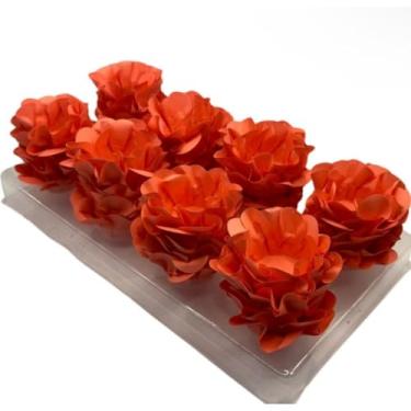 Imagem de Kit Forminhas para Doces Finos Formato Flor Para Festa 40/80/120 Aniversário Batizado Casamento(CORAL,KIT 120 FORMINHAS)