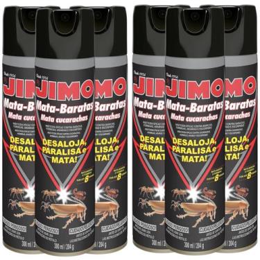 Imagem de Jimo Mata Baratas Formiga Aranhas e Escorpiões 300ml 6un