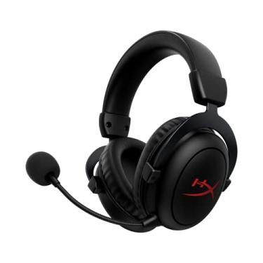 Imagem de Headset Gamer HyperX Cloud II Core Wireless - Para jogos em PC, DTS Headphone:X áudio espacial, protetores de ouvido de espuma inteligente, Bateria resistente, Preto