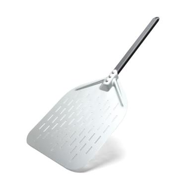 Imagem de YACEYACE Pá de pizza de 30,5 cm, casca de pizza de metal, casca de torneamento de alumínio