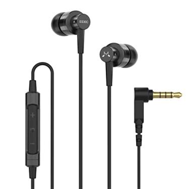 Imagem de SoundMAGIC ES30C Fones de ouvido com fio com isolamento de ruído de microfone, fones de ouvido de alta fidelidade, ajuste confortável, preto