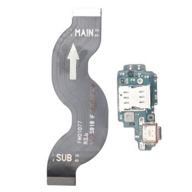 Imagem de Zopsc Conjunto da Placa de Porta de Carregamento USB C, Porta de Carregamento de Tamanho Padrão USB Dock Connector Desempenho Estável Com Cabo Plano para S23 Ultra 5G SM-S918U US Versão
