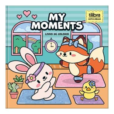 Imagem de Livro de Colorir Cute & Relax Cozy Life Moments Lovely Friends 46 Folh