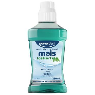 Imagem de ANTISSEPTICO BUCAL COM ALCOOL MAIS ICE HORTELA 250ml