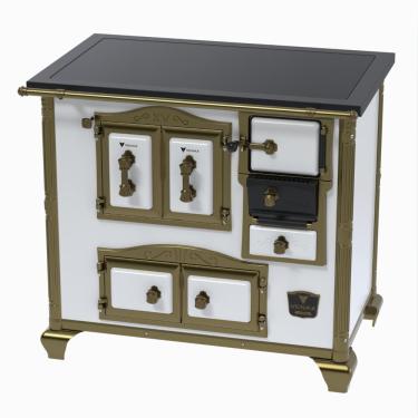 Imagem de Fogao a Lenha Venax n 2 Imperador Premium Branco SE