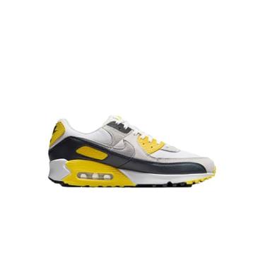 Imagem de Nike Tênis masculino Air Max 90 (DM0029-111, branco/relâmpago/poeira fóton/cinza fumê claro), Branco/Lightning/Photon Dust/Cinza fumê claro, 38