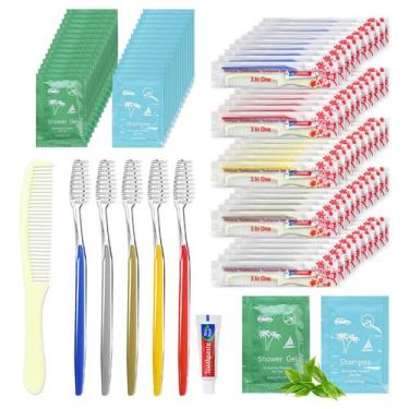 Imagem de Kit de higiene fafortune Bulk para desabrigados com escova de dentes e