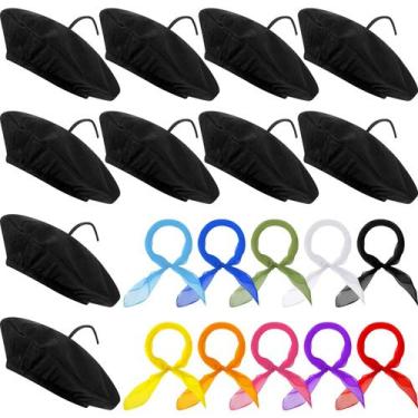 Imagem de Boinas de festa de Halloween para crianças, boina francesa, chapéu a g