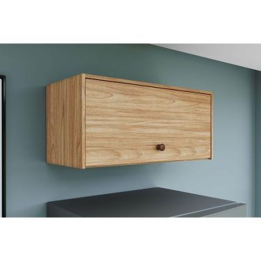 Imagem de Armário Aéreo p/ Cozinha Torino c/ 1 Porta Basculante 70cm Mel - Movelbento