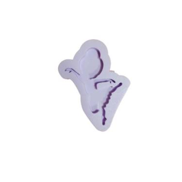 Imagem de R239 molde de silicone bailarina baby chaveiro resina - confeitaria do