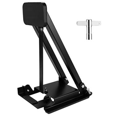 Imagem de TENTOTEN Blocos de exercício de tambor de baixo pedal de baixo dobrável almofada de exercício exercício sensação real rebote de borracha de alta densidade