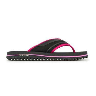 Imagem de Chinelo Kenner Kivah L7 Masculino - Preto e Rosa - 37