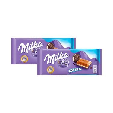 Imagem de Kit 2 Chocolate Milka Oreo com 100g