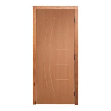 Imagem de Porta de Giro Frisada P/ Verniz 210x70 - Vanin Portas e Janelas