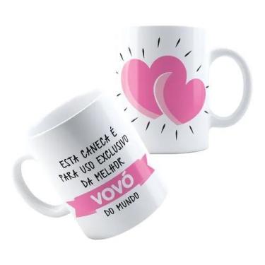 Imagem de Caneca Xícara de Porcelana Cerâmica Personalizada Presente Para Avos A