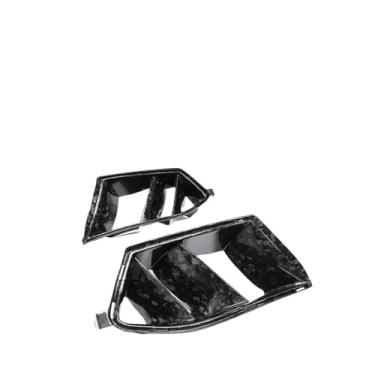 Imagem de Para-choque dianteiro de fibra de carbono seca estilo MP com duas ripas, entrada de ar compatível com BMW 2021+ M3 G80 M4 G82 G83, substituição forjada(Dual Slat Forged)