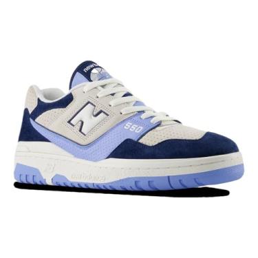 Imagem de New Balance 550 - Masculino (azul marinho/céu elétrico), Azul-marinho/céu elétrico, 40