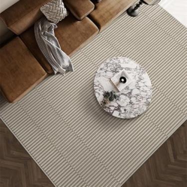 Imagem de Tapetes de estilo para sala de estar, tapete macio e fofo para sala de estar, tapete grosso e felpudo para vestiário, decoração de quarto de grande área (100x160 cm/P)