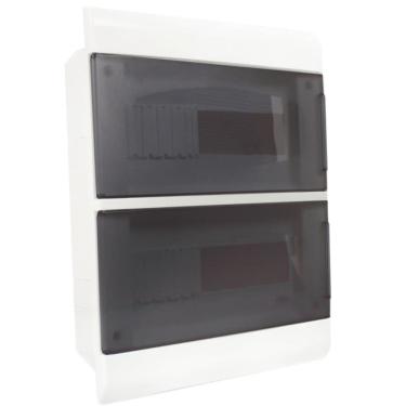 Imagem de Caixa de Passagem 2X12 Porta Transparente - SCM24TBR - STECK