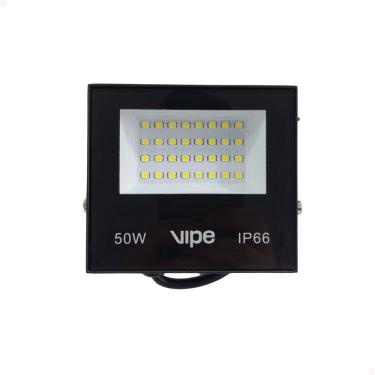 Imagem de Refletor Led 50W Bivolt Quadrado Luz Branco Frio 6500K