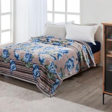 Imagem de Cobertor / Manta Casal Estampado Dyuri - Jolitex, DOURO