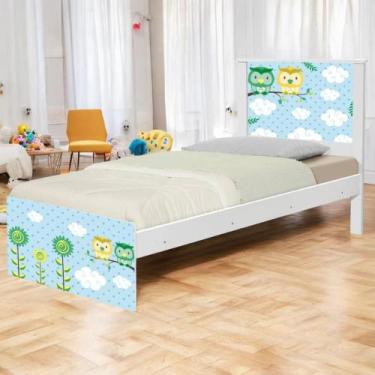 Imagem de Cama Juvenil Zap com Cabeceira Corujinhas - Mais de Casa