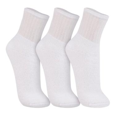 Imagem de Meia Esportiva Kit 3 Pares Unissex Cano Médio Trifil T08721