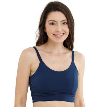 Imagem de Top Suplex Reforçado Moda Esportiva Básica Feminina S/bojo Slim Fit 30