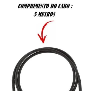 Imagem de Extensão Elétrica Retrátil 5 Metros 3 Tomadas 10a Tripolar