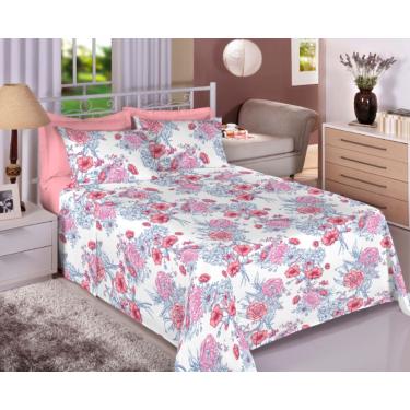 Imagem de Lencol Avulso King Sem Elastico Algodão Estampado Estamparia