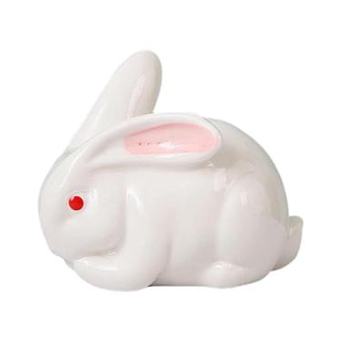 Imagem de KiBcsLic Estátua de, decoração de, objetos decorativos, estatueta de, escultura animal para quarto, estante, mesa, presente de Natal, Style C