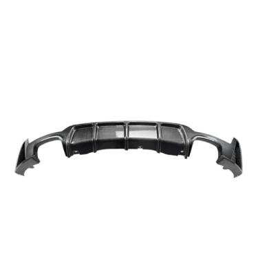 Imagem de Lábio do spoiler do para-choque traseiro do carro compatível com 4 séries F32 F33 F36 M Sport 2014-2020 MP estilo para-choque protetor protetor acessórios (saída dupla bilateral sem aparência de